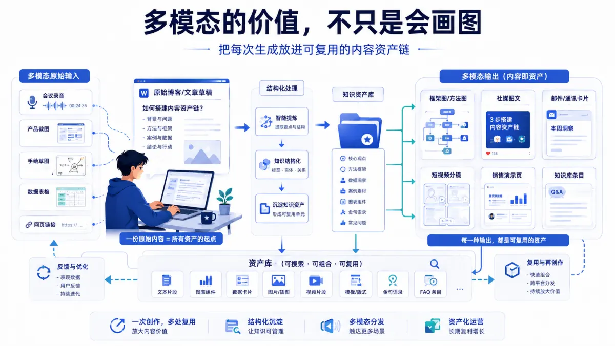 长期 AI 工作系统框架图